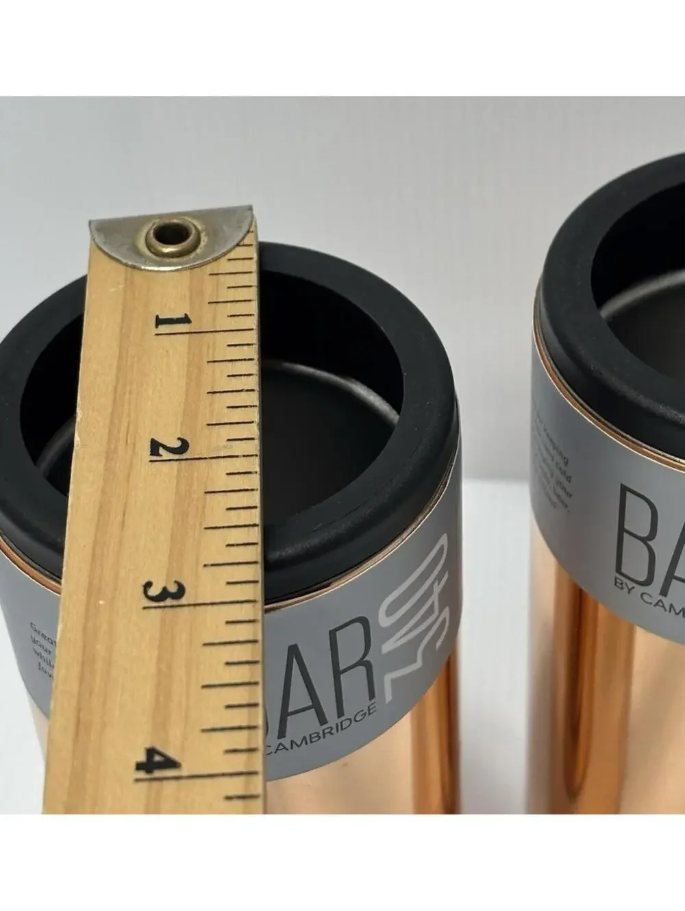 Bar 340 by Cambridge Slim Can Cooler 12oz Rose Gold Stainless Insulated 2PK NWT